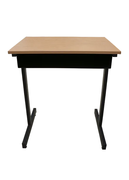 Mesa Primaria con Papelera - escritorio de metal - mesa escolar - pms muebles - mexico