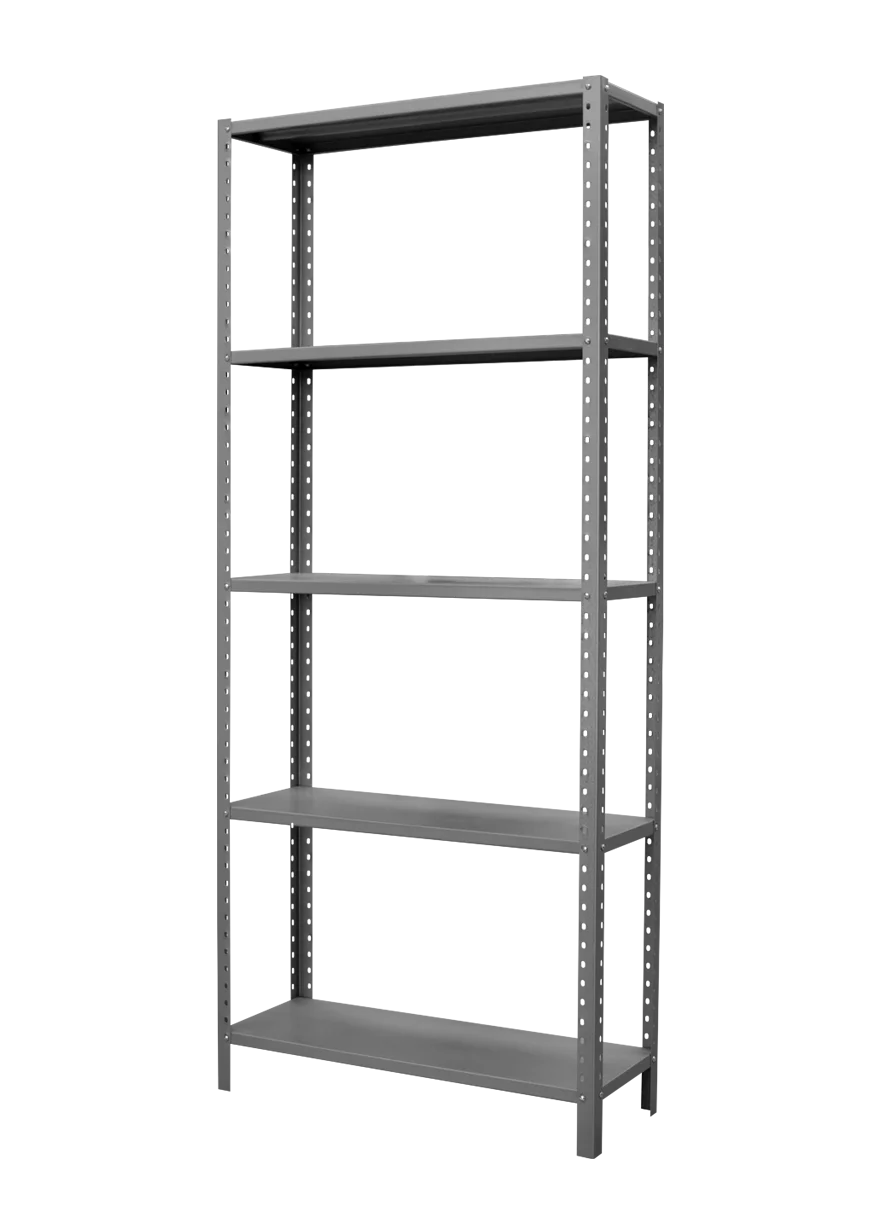estante 30x85cm reforzado - estantes de metal - pms muebles - genicrea - muebles de metal para comercios