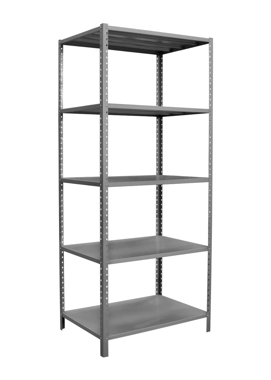 estante 45x85cm intermedio - estantes metalicos - pms muebles - genicrea - muebles de exhibicion