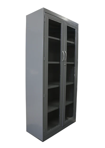 gabinete universal puertas cristal - gabinetes metalicos - pms muebles - genicrea