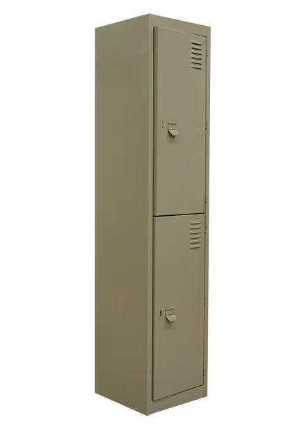 locker 2 puertas portacandado - loker metalico - pms muebles - genicrea - muebles de industria