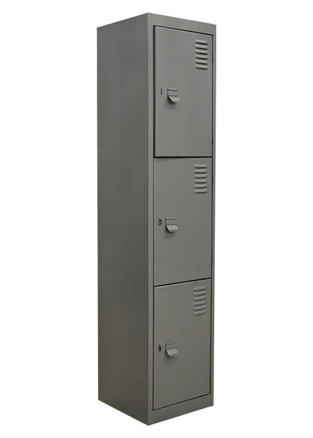 locker 3 puertas portacandado - casilleros de metal - pms muebles - genicrea