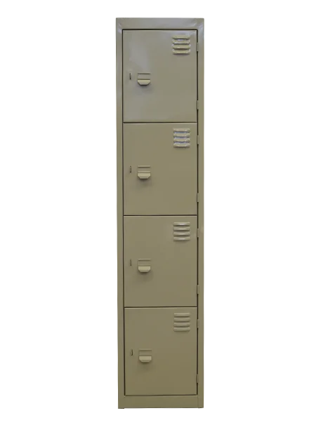 locker 4 puertas portacandado - locker de metal - pms muebles - celaya