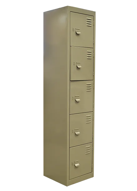 locker 5 puertas portacandado - casilleros - pms muebles - genicrea