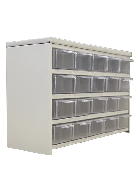 pastillero 20 cajas de metal para farmacias - pms muebles - genicrea - mobiliario de exhibición en querétaro - muebles de exhibicion en mexico