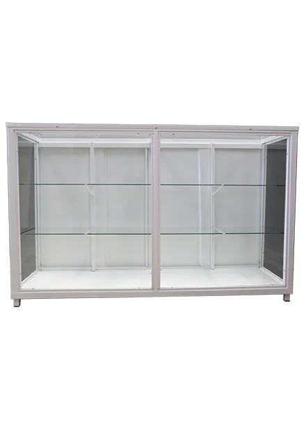 vitrina de metal - mostrador de metal para tienda - pms muebles - precio de fabrica